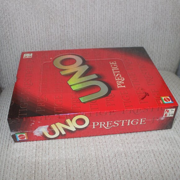 3/$88❤️sealed rare vintage 2002 UNO PRESTIGE card game Mattel deluxe card tray - Picture 9 of 10